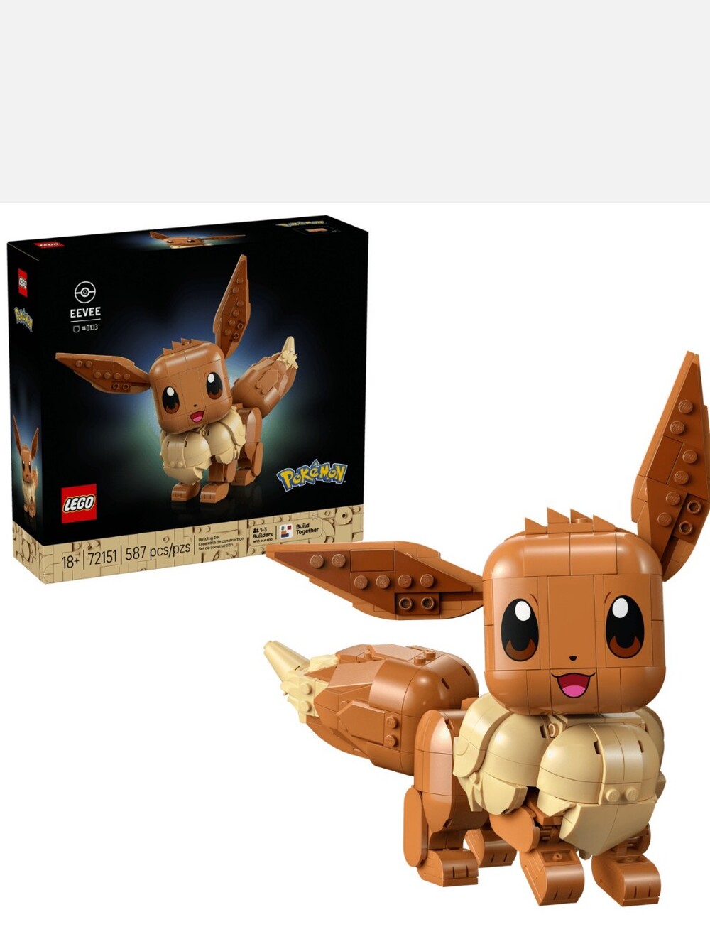 NWT LEGO #72151 Pokémon Eevee
